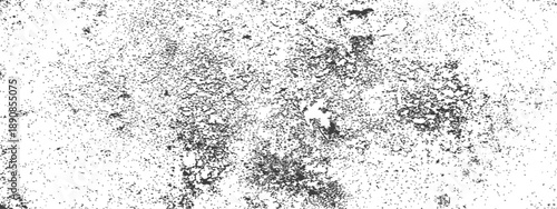 Grunge Distressed Overlay Texture Vector Black and White Aged Surface Effect Background Abstract Speckled Dirt Grain