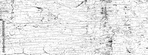 Grunge Cracked Wood Grain Texture Overlay Black and White Vector Distressed Vintage Background Graphic Resource