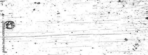 Black and white distressed wood grain texture grunge overlay vector background rough cracked surface vintage scratch pattern