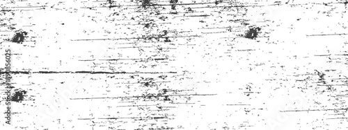 Seamless grunge wood texture overlay Black and white distressed vintage background vector pattern
