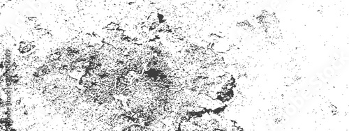 Black and White Grungy Texture Overlay Abstract Vector Background