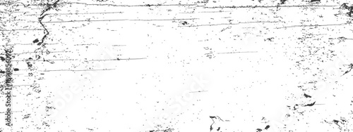 Abstract grunge texture overlay vector distressed wood surface black and white background retro dusty grainy effect