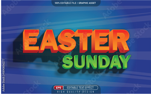 Happy Easter day text effect