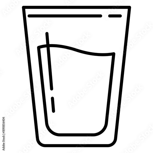 illustration of a glass of water