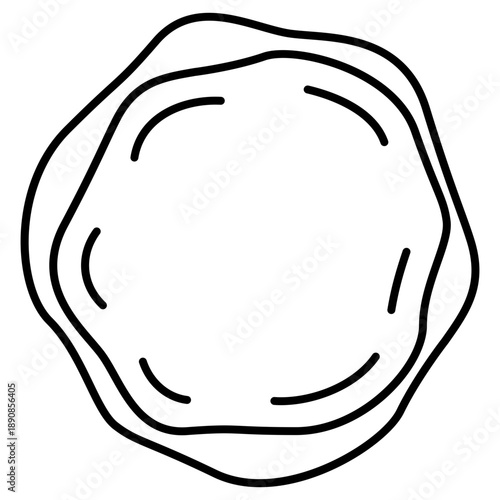 vector illustration of a sketch of an apple