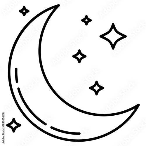 vector illustration of an abstract background with stars