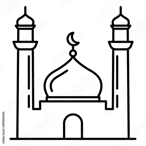 taj mahal vector illustration