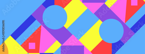 Dynamic angular design featuring intersecting shapes and vivid colors for futuristic tech and sports graphics