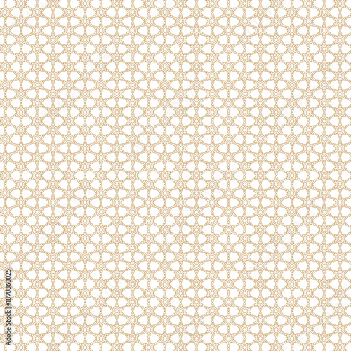 Elegant Islamic Geometric Seamless Pattern
