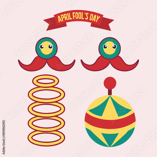 Playful April Fool's Day Elements