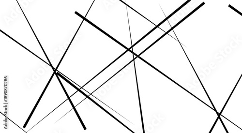 abstract seamless line vector. Random chaotic lines abstract geometric patterns of modern design. Abstract black random chaotic liens with many squares.
