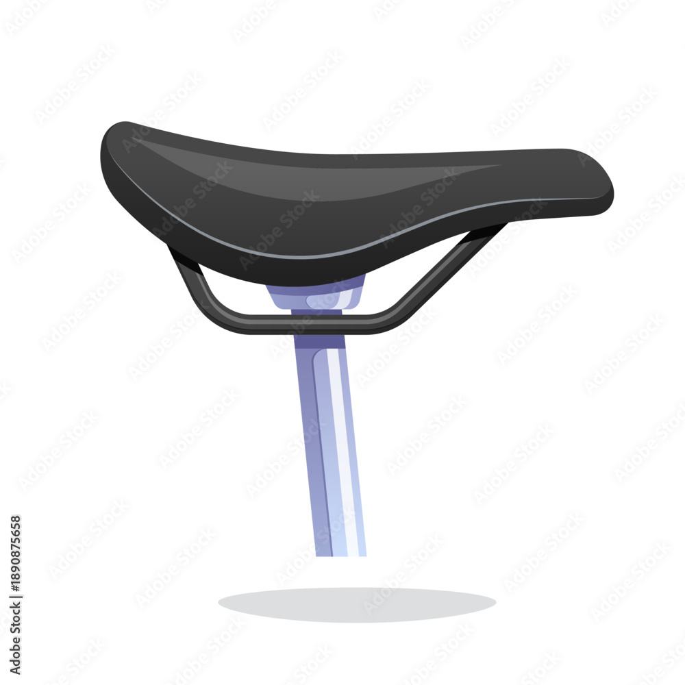 custom made wallpaper toronto digitalBlack bicycle saddle vector isolated on white background.