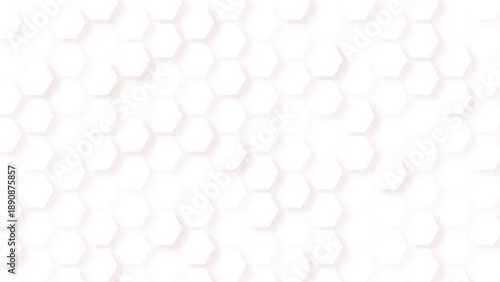 Hexagon Pattern. Simple hexagon pattern with bold cells. Hexagonal shapes. Seamless tileable vector illustration. 