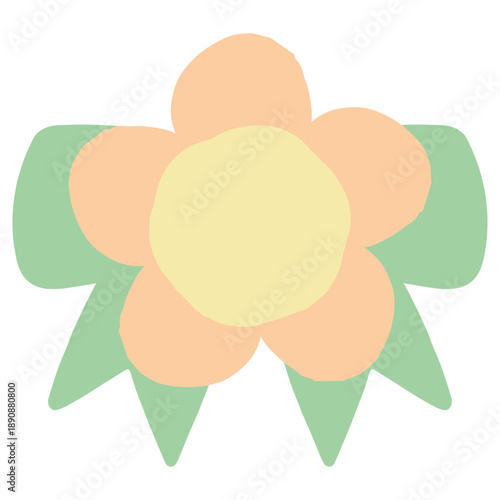 幼稚園・保育園で使いやすい お花とリボンのメダルバッジ
Flower and Ribbon Medal Badge for Kindergarten and Nursery