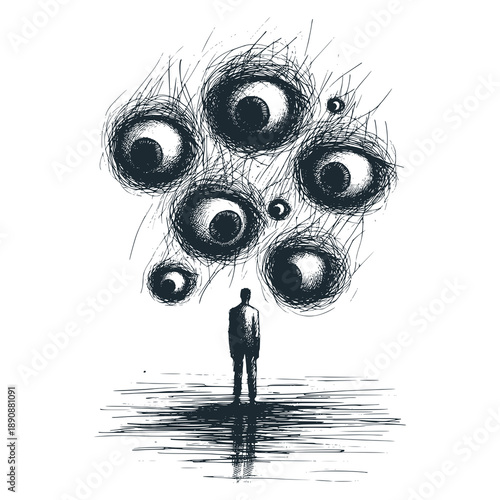 Everyone Is Watching, No One Sees. Public visibility vs loneliness. Impact of smartphones