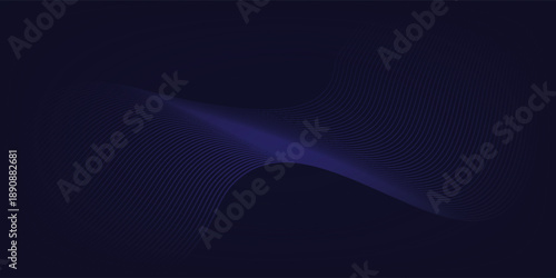 Premium background design with diagonal dark blue line pattern. abstract dark blue background. wavy lines background.