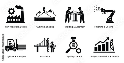Conveyor belt for industry factory machine engineering design and manufacturing automation process