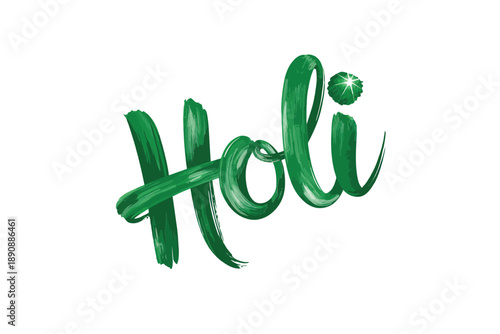 Holi brush script logo for festival poster, color splash night, rain dance session, safety rules signage, eco powder station