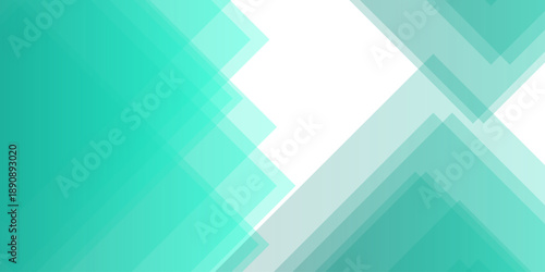 Vector Geometric teal and white abstract art. Evoking a sense of modernism, clarity, and sophistication. Clean design and versatile visual for various concepts.