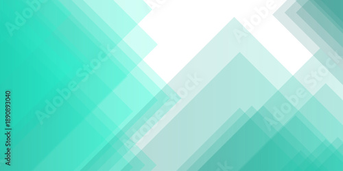 Vector Abstract geometric composition features translucent overlaying of crystalline azure and aquamarine shapes. the interplay of transparency and light creates visual harmony.