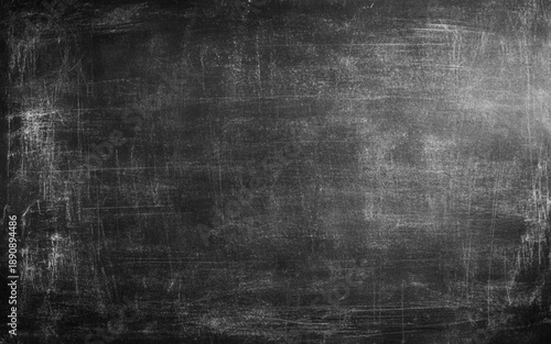Realistic illustration detailed chalkboard texture background. Black color. Image for education concept .