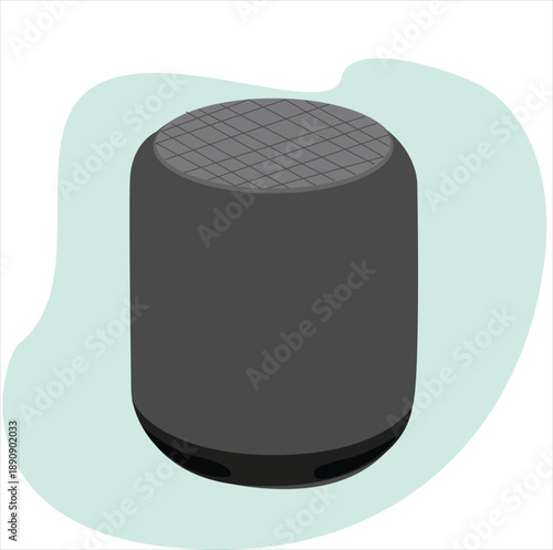 small speaker. removable cylinder music speaker.