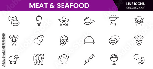 Graphic design web icons set in duotone outline stroke design. Pack pictograms with color palette, content, freelance, print, painting, brainstorm, portfolio, creative idea, tool. Vector illustration.