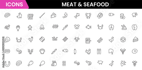 Graphic design web icons set in duotone outline stroke design. Pack pictograms with color palette, content, freelance, print, painting, brainstorm, portfolio, creative idea, tool. Vector illustration.