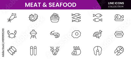 Graphic design web icons set in duotone outline stroke design. Pack pictograms with color palette, content, freelance, print, painting, brainstorm, portfolio, creative idea, tool. Vector illustration.