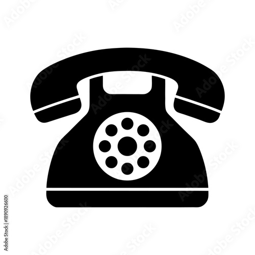 Call Icon Isolated on White Background.