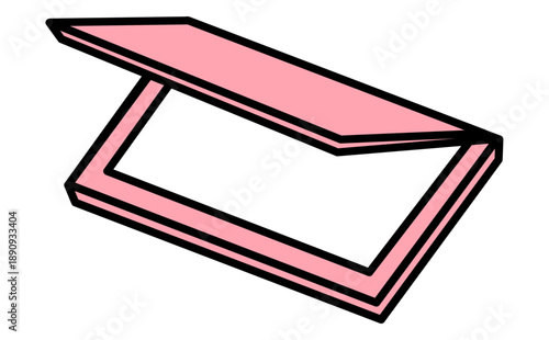 書類読み取り前のスキャナー機器のイラスト