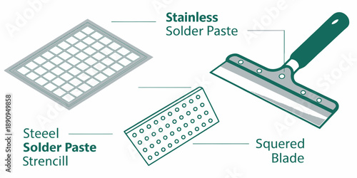 Soldering Tools and Stencils for Electronics Manufacturing Process