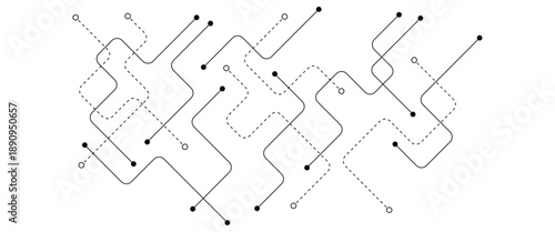 Abstract background with technology circuit board texture. Modern electronic motherboard texture. Creative idea for internet technology. Tech concept for header, web banner, website, presentation.