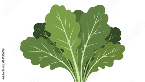 Freshly harvested vibrant green leafy vegetables pile ready for healthy meals