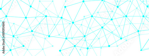 Vector Network of interconnected dots and lines, suggesting connectivity and digital abstract concept 