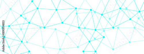 Vector Abstract illustration of a neural network or a technological abstract web of connection, depicting the complex interrelation. Suggesting innovation and digital transformation.
