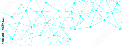 Vector Abstract neural network or internet connections, depicting innovation and technology, showcasing interconnectedness, the digital age and future
