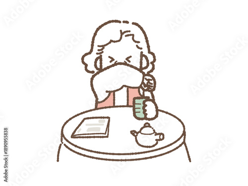 シニア　くしゃみ