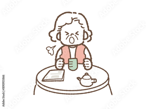 シニア　くしゃみ