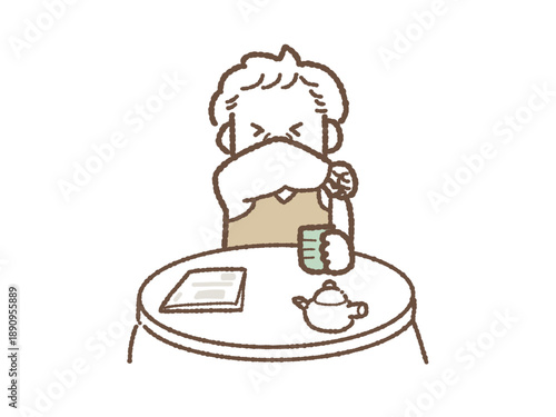 シニア　くしゃみ