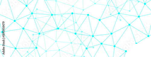 Abstract blue background with lines featuring a geometric pattern and digital network connection for a seamless technology and business communication design concept