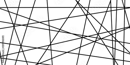 Chaotic abstract pattern with straight line rhythm and random geometric flow. This chaotic straight line graphic brings bold chaos into a modern abstract pattern.