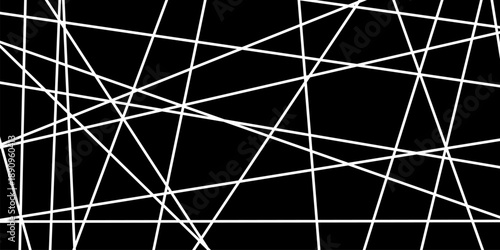 Geometric abstract pattern built from straight line shapes in random chaos. A chaotic straight line graphic with energetic abstract vibes.