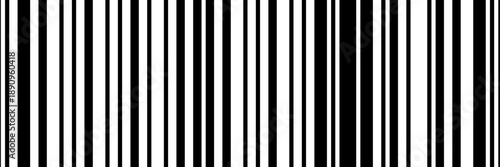 Abstract barcode pattern using thin stripe lines and minimal code. A refined stripe pattern for elegant bg layouts.