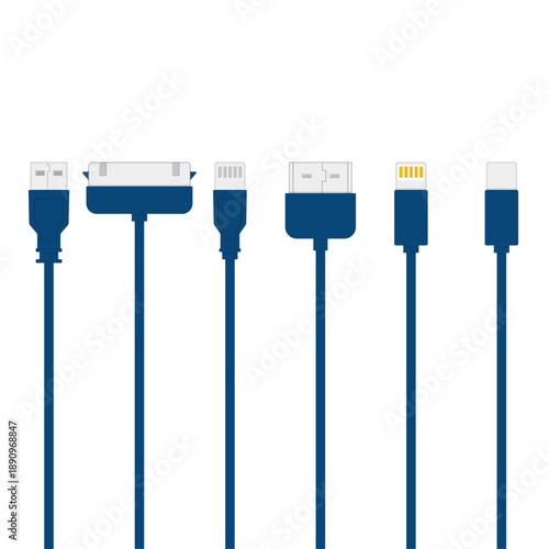 A close-up macro of an electronic circuit board and blue ethernet RJ45 computer network cable represents high-speed data technology and internet communication line connection