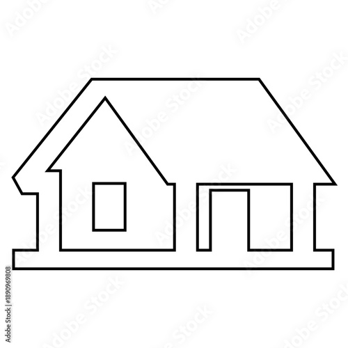 House outline drawing