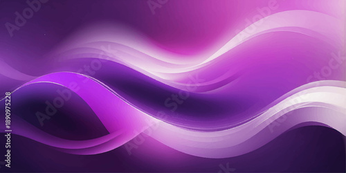 Abstract purple and pink background with flowing waves of light and smooth curves creates a bright motion design featuring a soft texture and elegant art pattern for a modern backdrop