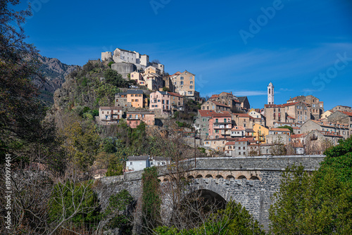 The City of Corte,the fourth-largest commune in Corsica