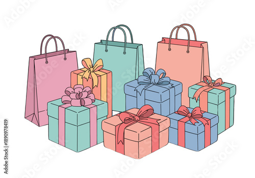 A minimalist design featuring geometric shapes in soft colors, perfect for creative projects and modern aesthetics.