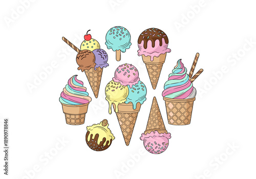 A dynamic group of professionals collaborating in a modern office setting, ideal for business presentations and team-building content.